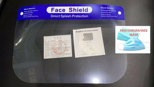 Protective Face Shield with Free 3-ply Face mask