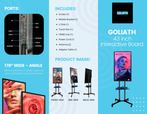 Interactive Board Goliath Brand 43 inch Monitor