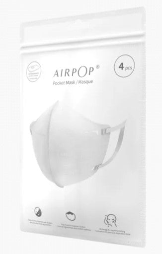 AIRPOP PROTECTIVE LIGHT MASK - PACK OF 4 UNITS