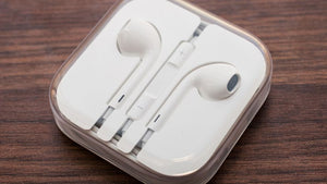 Wholesale Earphones with mic/remote in Acrylic Box - available in 3.5mm Headphone Plug and other connection options